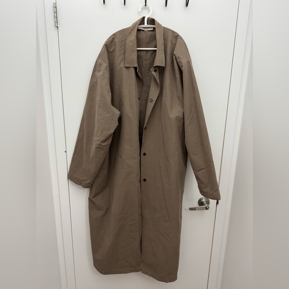 Fear of God Essentials Wood overcoat medium